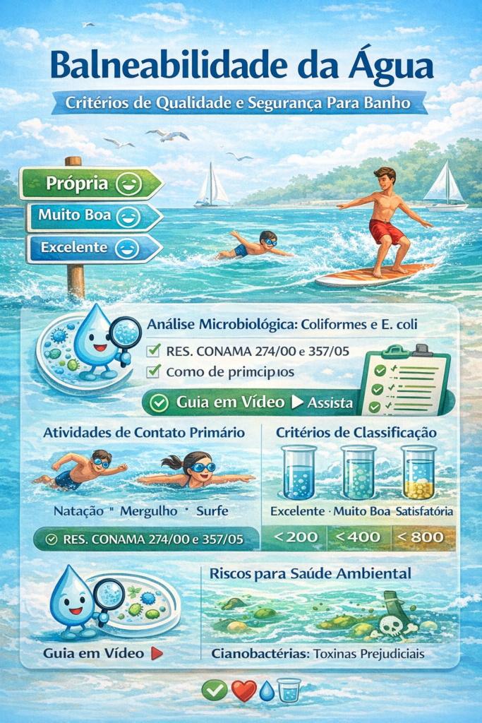 Balneabilidade da Água: Entenda Como a Qualidade da Água Impacta a Saúde Pública e o Meio Ambiente 4 balneabilidade e qualidade das aguas imagem