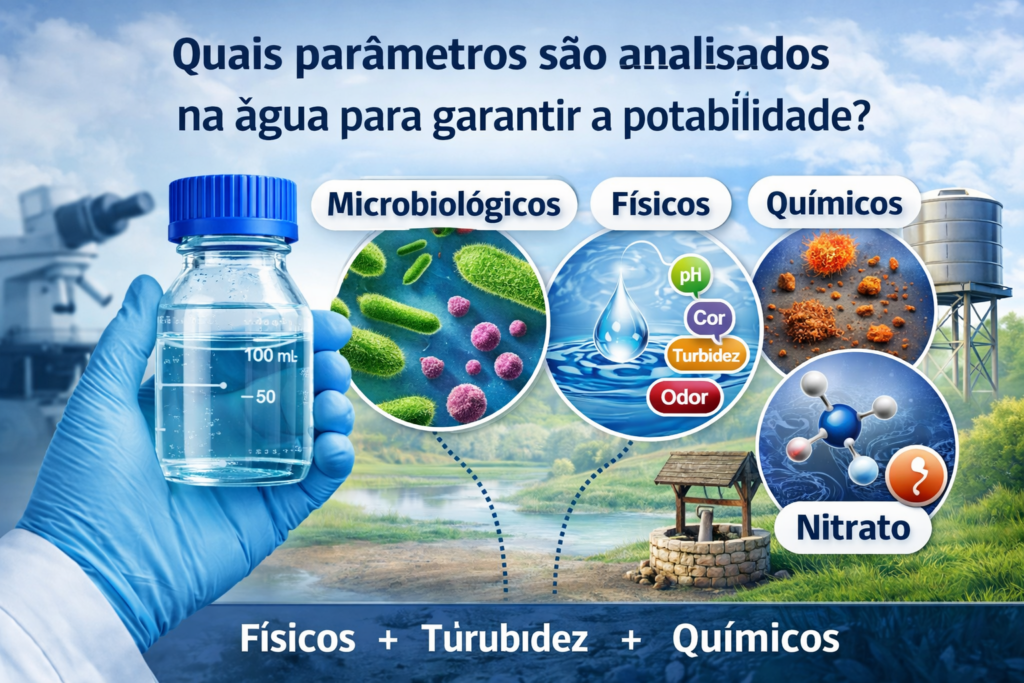 10 quais parâmetros são analisados na água para garantir a potabilidade imagem
